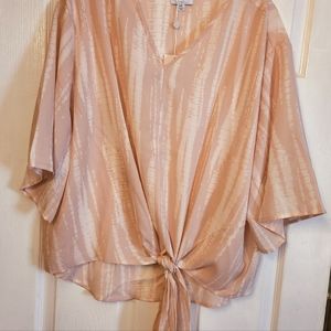 Mudpie Jolene Tie front top